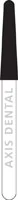 NTI Diamond Bur, FG, Medium Grit, Long Round End Taper, #856L-020 (M856L-020), 2.0 mm Diameter, 9.0 mm Length, Gray Ring, 5/Pkg