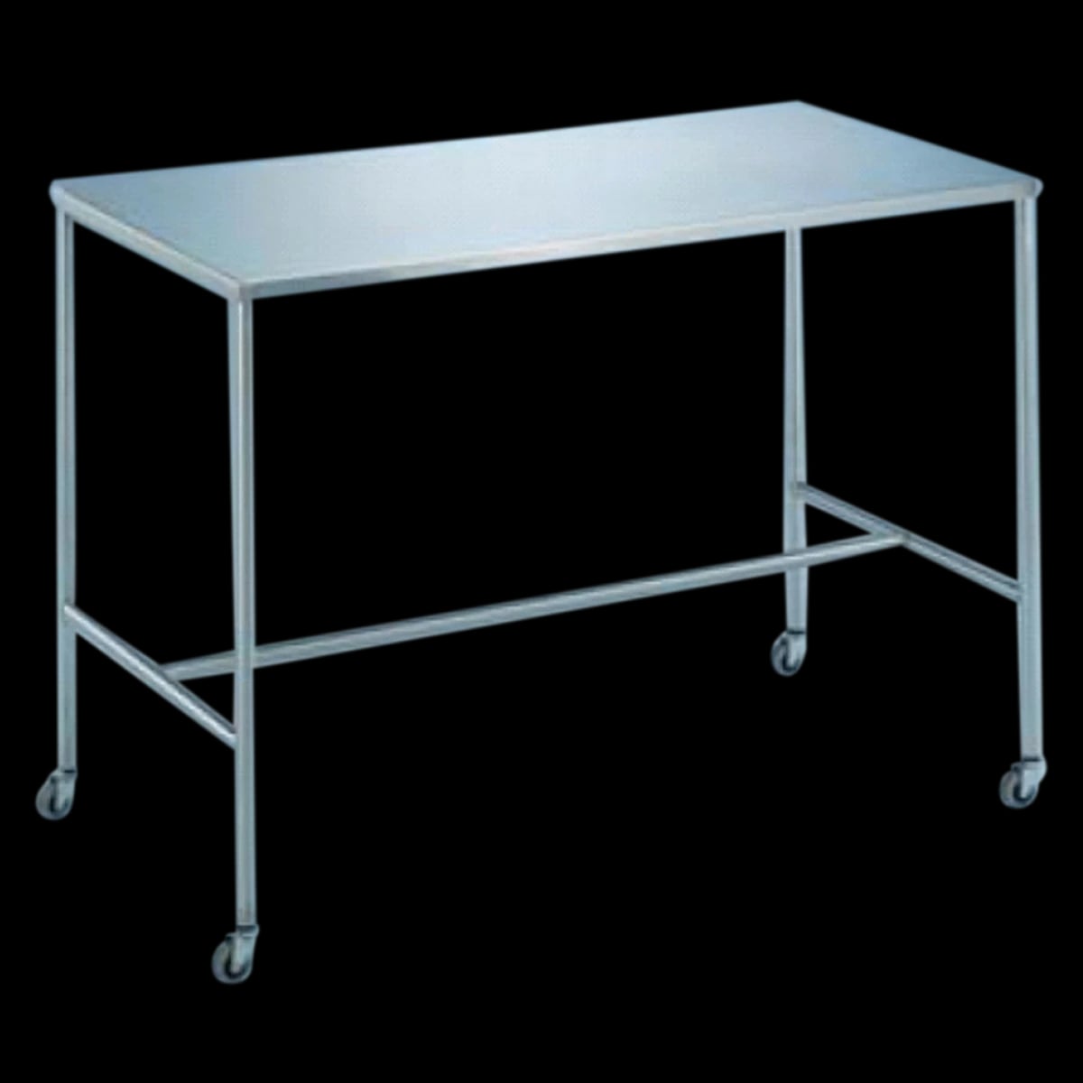 Blickman Industries Instrument Table, 20" x 36" x 34", with 4 Casters
