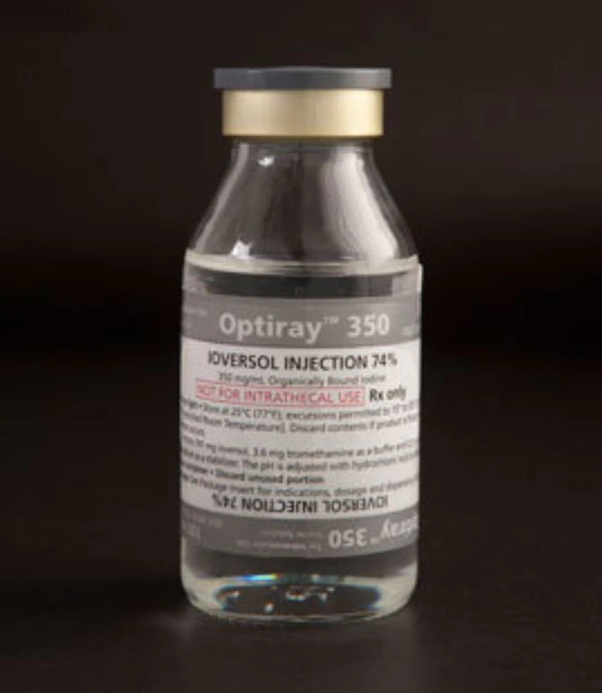 Optiray-350 PI Syringe, 75mL, 74% Power Injector, 20/Package
