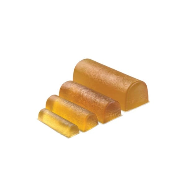 AliGel Chest Positioning Roll, 6" x 2" x 2", Flat Bottom, Gold