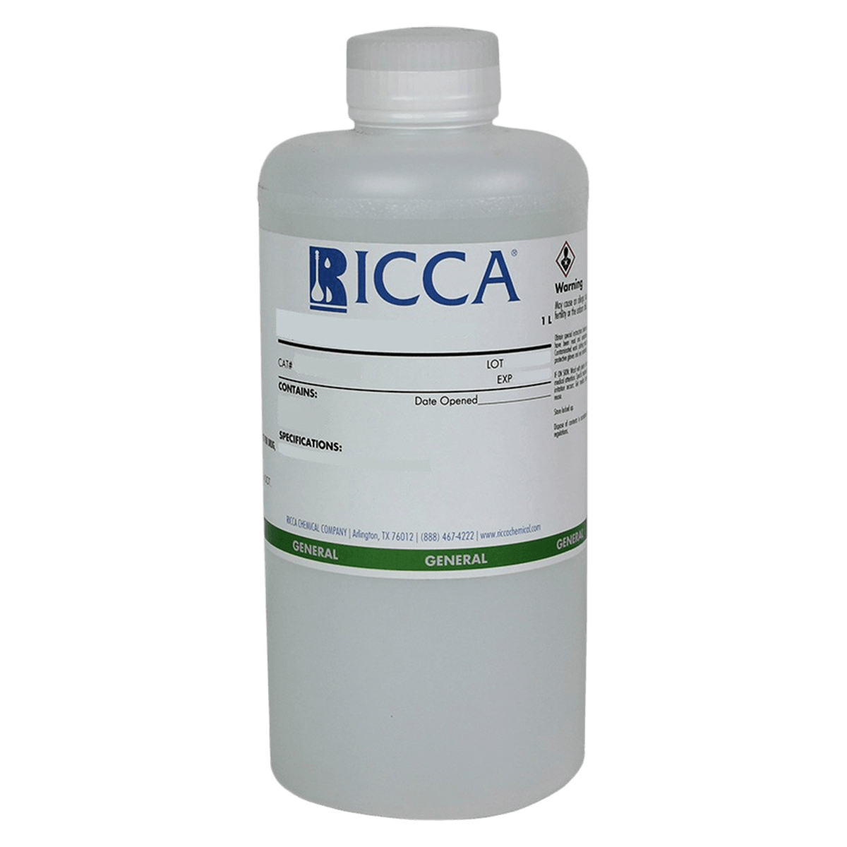 Ricca Chemical Hydrochloric Acid Reagent, 1L Bottle
