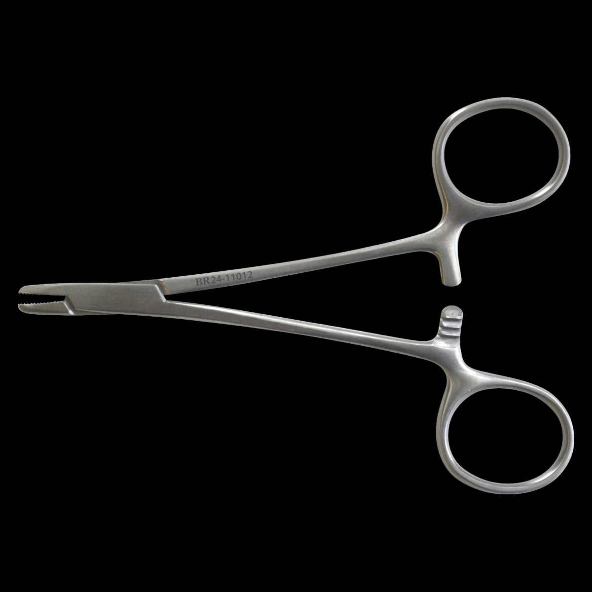 Derf Needle Holder, Serrated Jaw, 4-3/4" Stainless Steel, Each
