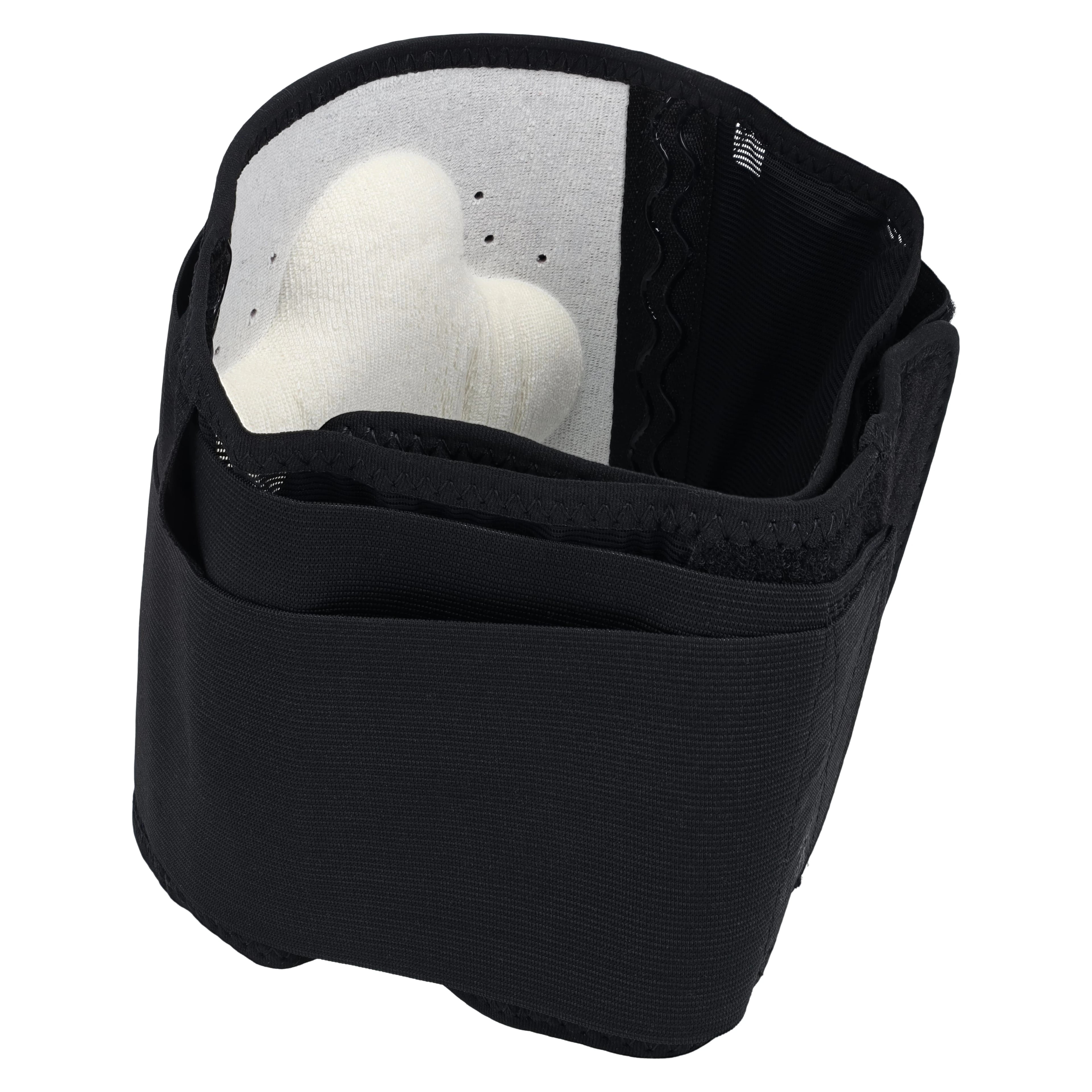 DJO ComfortFORM Support Back, Adult, Elastic/Mesh, Size Large (34-38"), Black