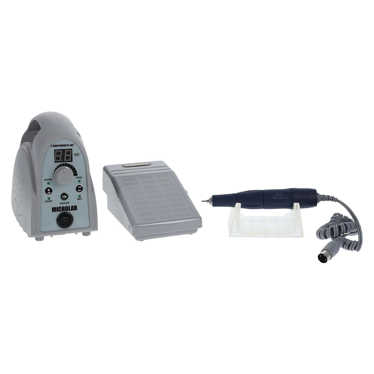 Ram Products Microlab 350/450 Control Box with Variable Pedal, 32V DC, 45,000 RPM, 110V/230V