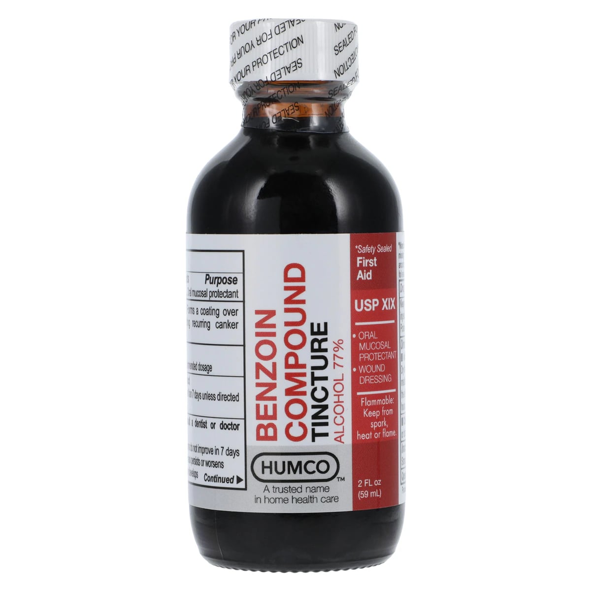 Benzoin Compound Ansep Tincture, 2 oz/Bottle