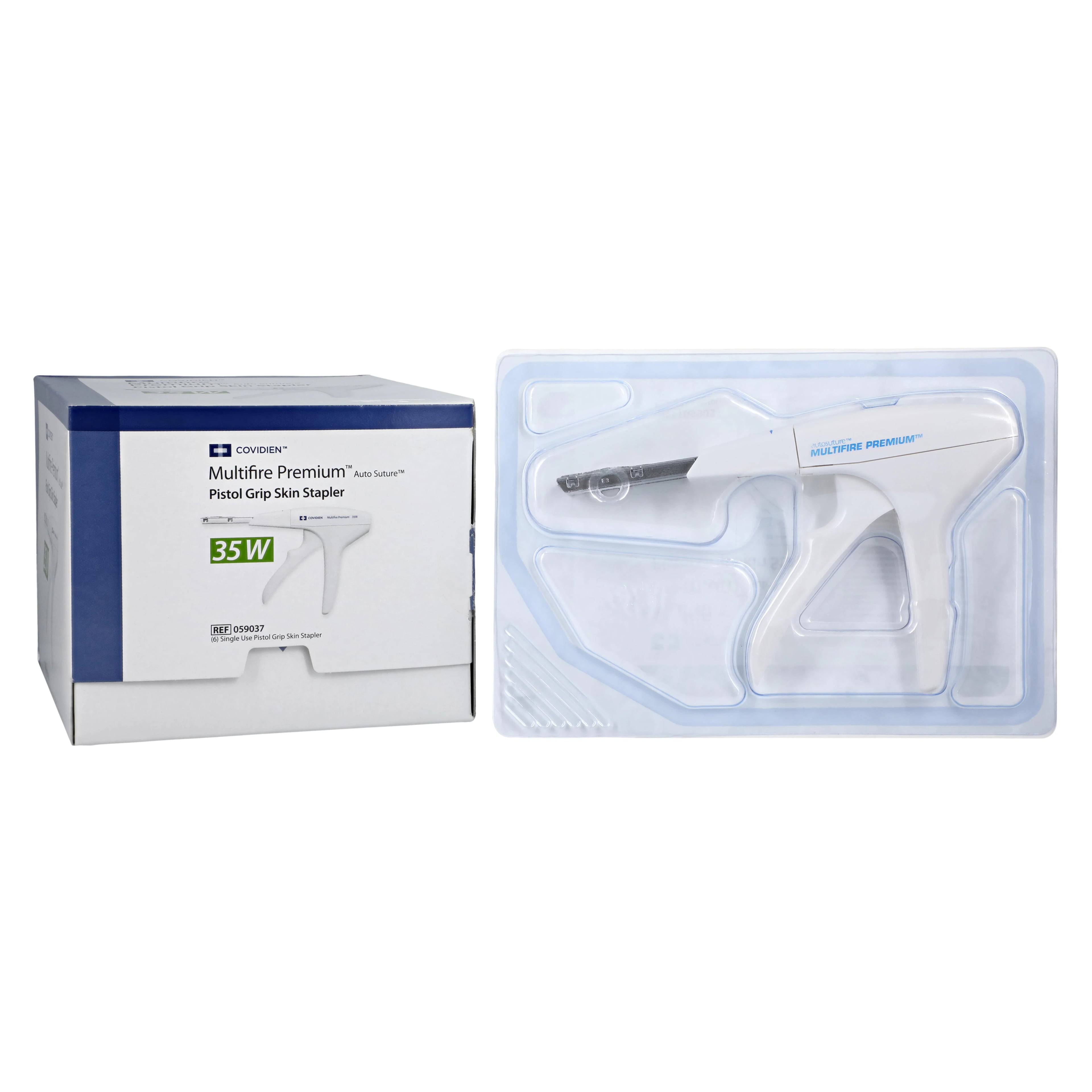 Medtronic MultiFire Premium Skin Stapler, Stainless Steel, 35 Wide, 6/Case