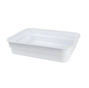 Medegen Basin Lid for Placenta Basin, Rectangle, Plastic, White, #02010
