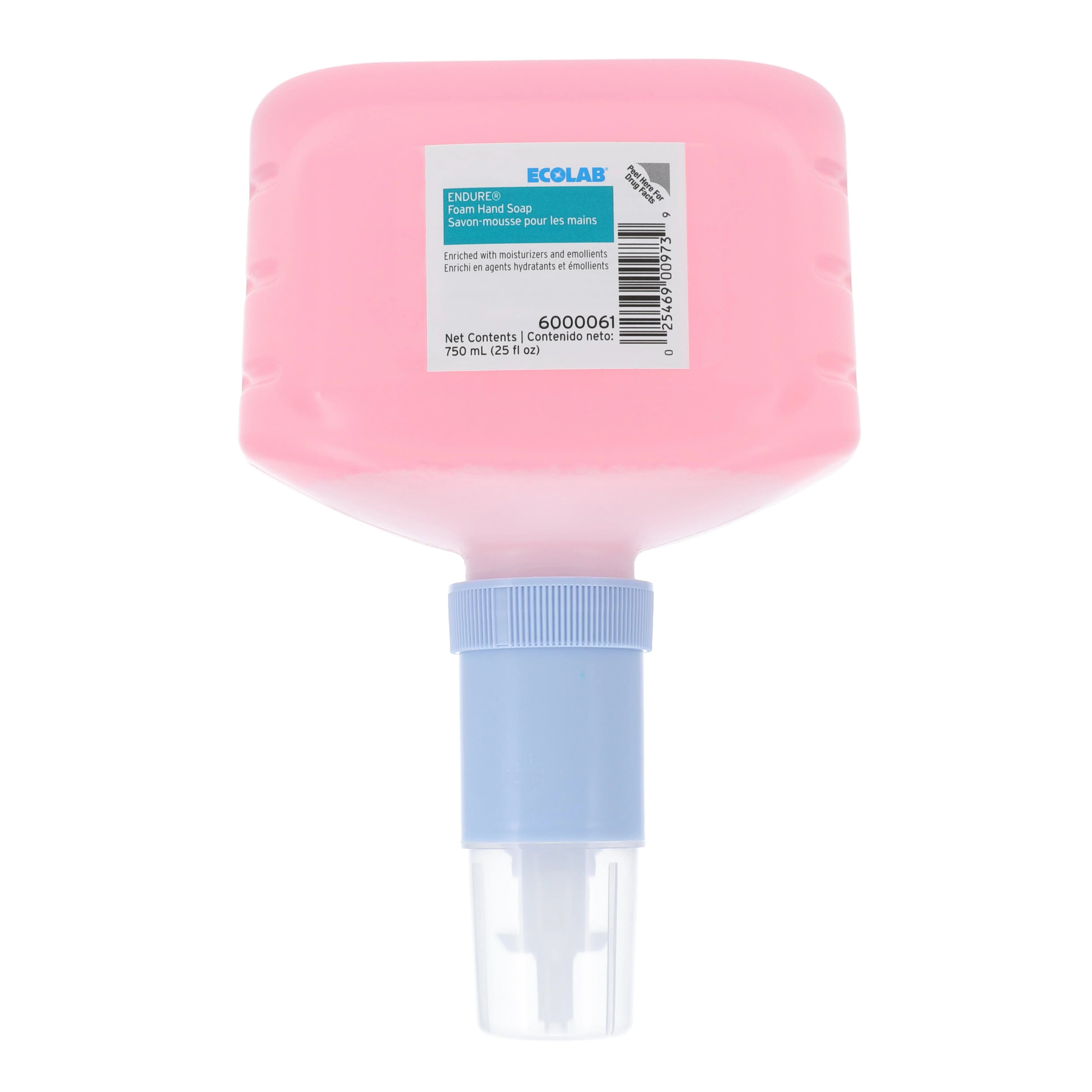 Ecolabs Endure Hand Soap Foam, 750 mL Refill Bottle, Fresh Scent