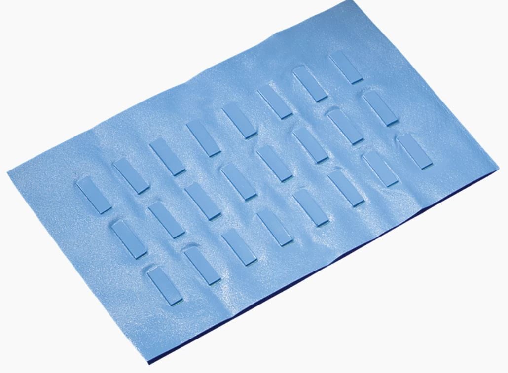 DeRoyal Sterile Magnetic Instrument Pad, Foam/Magnet, 30/Case
