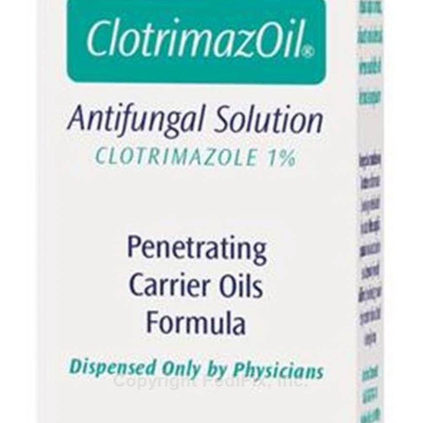 ClotrimazOil Antifungal Topical Solution, 15 mL (0.5 oz) Bottle