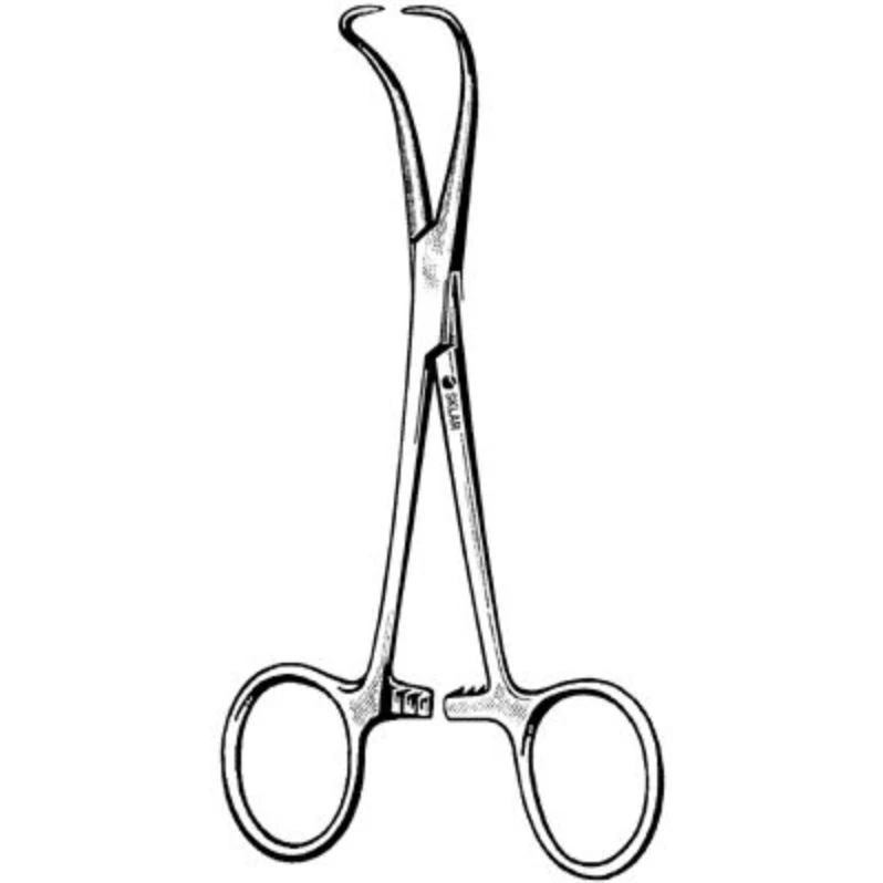 Backhaus Towel Clamp, Stainless Steel, Autoclavable, Reusable, Each