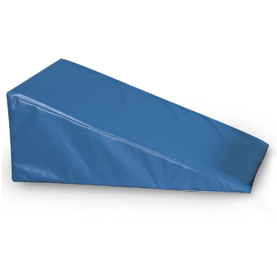 Restoramed Wedge Positioning Bolster, Vinyl Cover, Blue, 32" x 20" x 12"