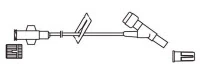 Codan Minibore IV Extension Set with Y-Site, 6" Female Luer Lock Adapter, T-Type Slide Clamp, Sterile, 50/Case