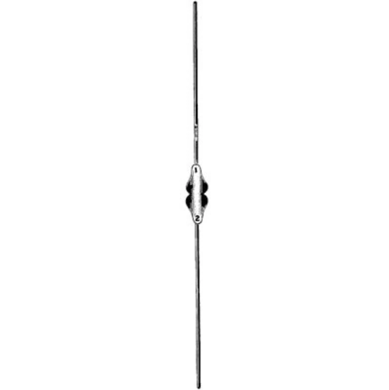 Sklar Instruments Bowman Lacrimal Probe, Double-Ended, Size 1/2, Silver, Reusable