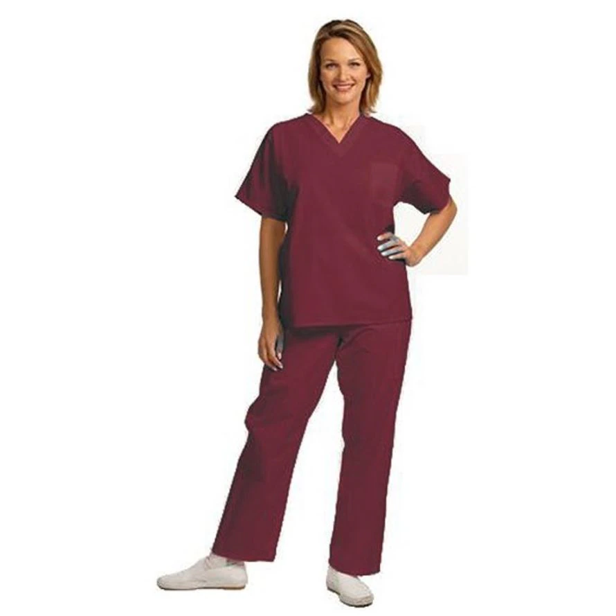 Fashion Seal Healthcare® Unisex Fashion Scrub Shirt, 65/35 Fashion Poplin®, Burgundy, Extra Large, 01KEZKNM3DES6X2WG25P1DFYYP