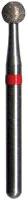 Midwest® Multi-Use Diamond Bur FG #801/016, Super Coarse, Round, Friction Grip, 1.6 mm Diameter, 1.6 mm Length, 5/Pkg