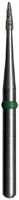 Midwest Multi-Use Diamond Bur #889-010F, Fine Grit, Flame Shape, Friction Grip, 1.0 mm Diameter, 4.0 mm Length, 5/Pk