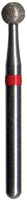 Midwest Multi-Use Diamond Bur, #801-023F, Fine Grit, Round Head, Friction Grip, 2.3 mm Diameter, 2.3 mm Length, 5/Pkg