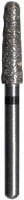 Midwest® Multi-Use Diamond Bur FG, Super Coarse, KS Taper Round End, #KS6, 2.5 mm Diameter, 9.0 mm Length, 5/Pkg, 471441