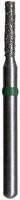 Midwest Multi-Use Diamond Bur 836-012C, Coarse Grit, Flat End Cylinder, Friction Grip, 1.2 mm Diameter, 6.0 mm Length, 5/Pk