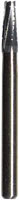 Midwest Oral Surgical Carbide Bur, FGOS #700, Taper Flat End Crosscut, 1.0 mm Diameter, 3.7 mm Length, 10/Pk, 389632