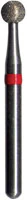 Midwest Multi-Use Diamond Bur 801-016M, FG Round, Medium Grit, 1.6 mm Diameter, 1.6 mm Length, 5/Pk