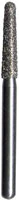 Midwest® Multi-Use Diamond Bur, FGSS, Taper Round End, Coarse, #856/016, 1.6 mm Diameter, 8.0 mm Length, Green Ring, 5/Pkg, 471223