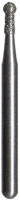 Midwest® #802/010 Medium Multi-Use Diamond Round Extended FG, 2.9mm, Pack of 5