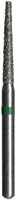 Midwest® #848-018C Coarse Multi-Use Diamond Bur, Taper Flat End, Long, Friction Grip, 1.8 mm Diameter, 10.0 mm Length, 5/Pkg