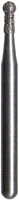 Midwest Multi-Use Diamond Bur FG #802/018M, Medium Grit, Round Extended End, Friction Grip, 1.8 mm Diameter, 2.9 mm Length, 5/Pkg