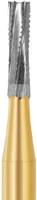 Midwest MultiPrep Carbide Bur #557, Straight Flat End, Friction Grip Short Shank, 1.0 mm Diameter, 3.7 mm Length, 10/Pkg, 399427