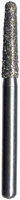 Midwest Multi-Use Diamond Bur FG #856-014UC, Ultra Coarse, Taper Round End, 1.4 mm Diameter, 8.0 mm Length, Friction Grip, 5/Pkg, 471463