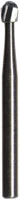 Midwest Operative Carbide Bur, Round, HP, #1/4, 0.5 mm Diameter, 10/Pk, 389301