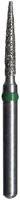Midwest Multi-Use Diamond Bur FG #888/012, Coarse Grit, Flame Shape, 1.2 mm Diameter, 8.0 mm Length, 5/Pk