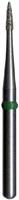 Midwest Multi-Use Diamond Bur, FG #889-010C, Coarse Grit, Flame Shape, 1.0 mm Diameter, 4.0 mm Length, 5/Pk