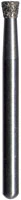 Midwest Multi-Use Diamond Bur, FG, Coarse, Inverted Cone, #805-012C, 1.2mm Diameter, 1.4mm Length, 5/Pk
