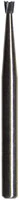 Midwest Operative Carbide Bur #35, Inverted Cone, Flat End, Friction Grip Short Shank, 1.0 mm Diameter, 3.7 mm Length, 6 Flutes, 10/Pkg, 389411