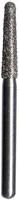 Midwest Diamond Bur FG 856-025SC, Super Coarse, Round End Taper, Friction Grip, 2.5 mm Diameter, 8.0 mm Length, 5/Pk