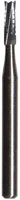 Midwest Operative Carbide Bur #556, FG, Straight Fissure, Flat End, Crosscut, 6 Flutes, 0.9 mm Diameter, 3.2 mm Length, 10/Pkg, 389226