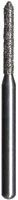 Midwest® Multi-Use Diamond Bur #885-012C, FGSS, Coarse, Beveled Cylinder, 1.2 mm Diameter, 8.2 mm Length, 5/Pkg