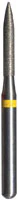Midwest® Multi-Use Diamond Bur FG #862-012M, Medium Grit, Flame Shape, 1.2 mm Diameter, 8.0 mm Length, Friction Grip, 5/Pkg