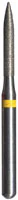 Midwest Multi-Use Diamond Bur #862-012C, Coarse Grit, Flame Shape, Friction Grip, 1.2 mm Diameter, 8.0 mm Length, 5/Pk