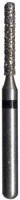 Midwest® Multi-Use Diamond Bur FG, Super Coarse, KS Cylinder Round End, #KS1, 1.2 mm Diameter, 7.2 mm Length, 5/Pkg, 471432