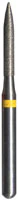 Midwest Multi-Use Diamond Bur #862-012F, Fine Grit, Flame Shape, Friction Grip Short Shank, 1.2mm Diameter, 8.0mm Length, 5/Pk