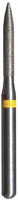 Midwest® Multi-Use Diamond Bur FG #862/021, Medium Grit, Flame Shape, 2.1 mm Diameter, 8.0 mm Length, Friction Grip, 5/Pkg