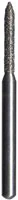 Midwest® Multi-Use Diamond Bur FG #878/014, Fine Grit, Cylinder Modified Bevel End, 1.4 mm Diameter, 8.0 mm Length, Friction Grip, 5/Pkg