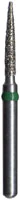 Midwest Multi-Use Diamond Bur #888/012, Coarse Grit, Flame Shape, Friction Grip Short Shank, 1.2 mm Diameter, 8.0 mm Length, 5/Pk