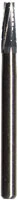 Midwest Oral Surgical Carbide Bur, HPOS, Taper Flat End Cross Cut, #702, 1.6 mm, 10/Pk, 389609