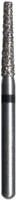 Midwest® #847KR/016 Multi-Use Diamond Bur, Medium Grit, Taper Flat Modified End, Friction Grip, 1.6 mm Diameter, 8.0 mm Length, 5/Pkg