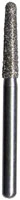 Midwest Multi-Use Diamond Bur FGSS #856-025SC, Super Coarse, Taper Round End, 2.5 mm Diameter, 8.0 mm Length, 5/Pkg